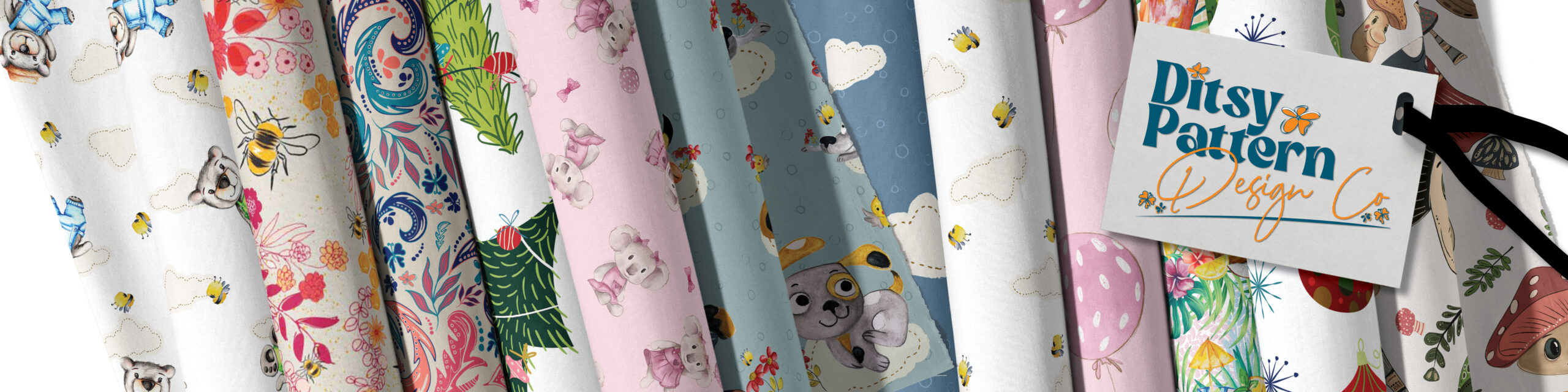 Ditsy Pattern Design Co repeat patterns and pattern design and illustration by Jess King Artist