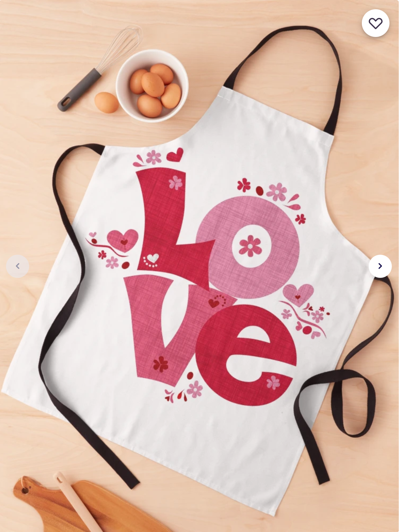 Love lettering repeat pattern in pink by Jess King Artist from Ditsy Pattern Design Co
